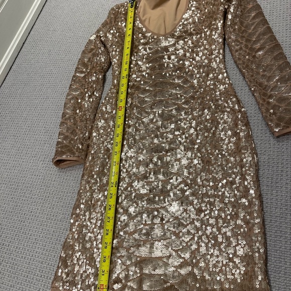 Brand new gold, sequin dress - Picture 8 of 12
